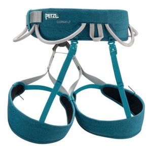 PETZL Corax LT Women’s climbing harness, Turquoise, size Large